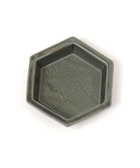 Kayame Pattern Hexagon Plate Small