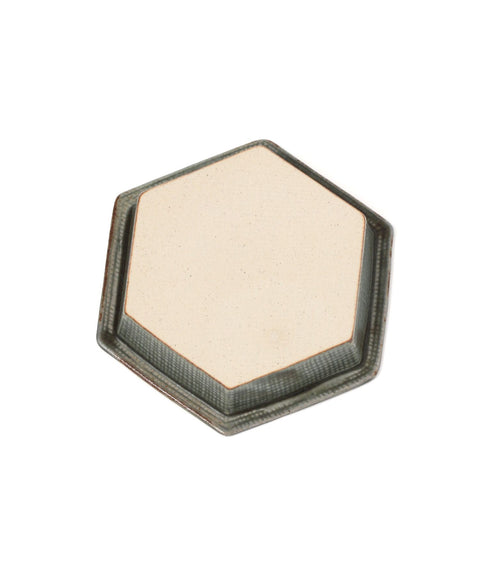 Kayame Pattern Hexagon Plate Small