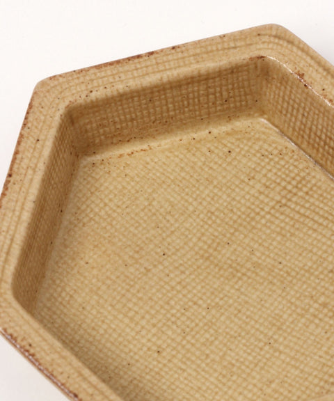 Kayame Pattern Hexagon Plate Small