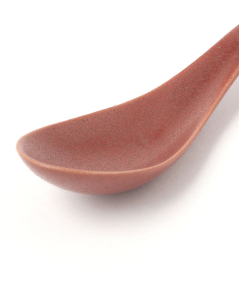 Japanese Ceramic Soup Spoon