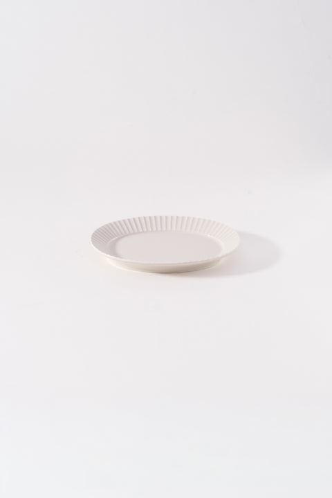 Kachosen Oval Platter With Folding-Fan Pattern Small