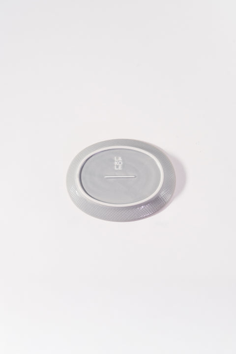 Kachosen Oval Platter With Folding-Fan Pattern Small