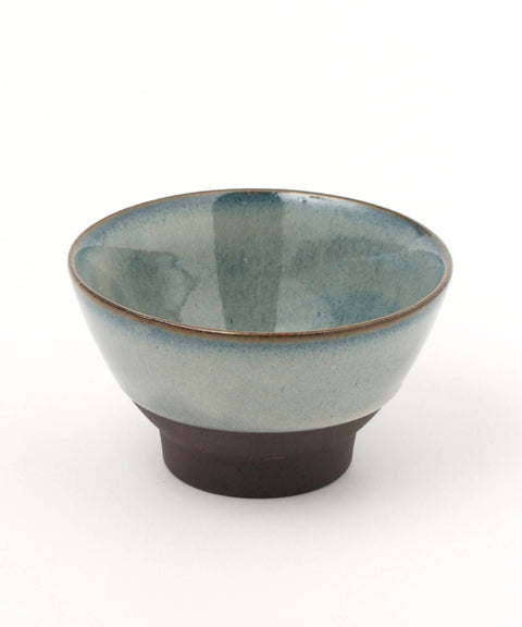 Mino Ware Black Soil Classic Rice Bowl