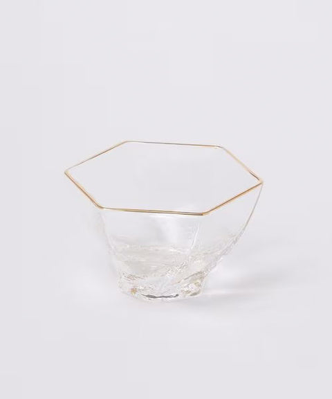 Gold Line Glass Bowl Small B