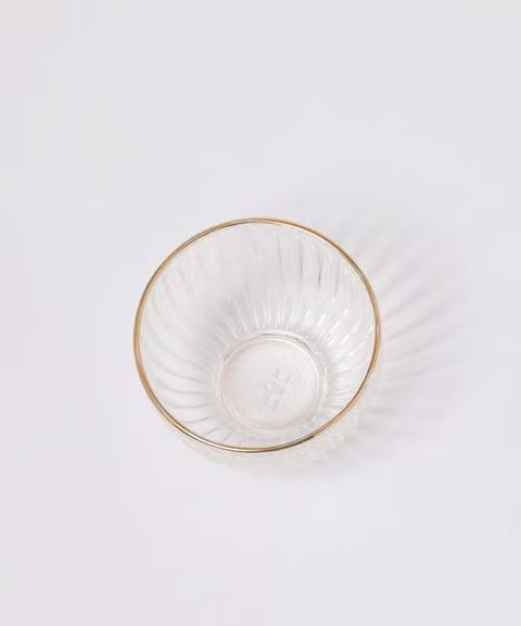 Gold Line Glass Bowl Small C