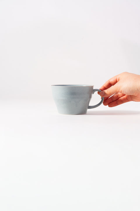 Mino Ware Colored Rim Wide Mug