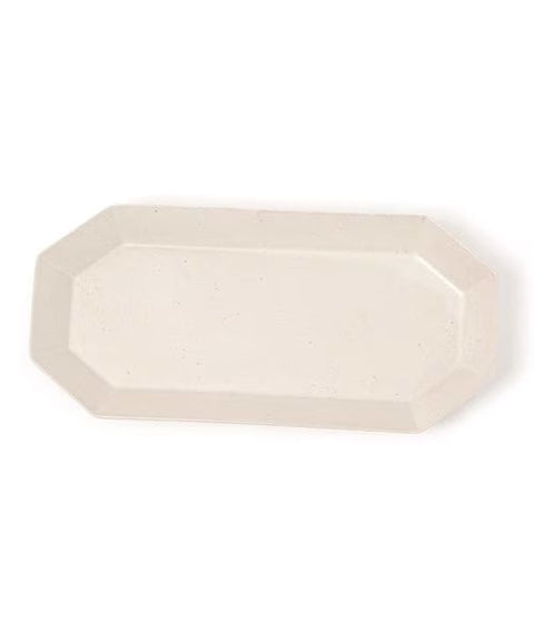 Mino Ware Octagon Oval Plate Large