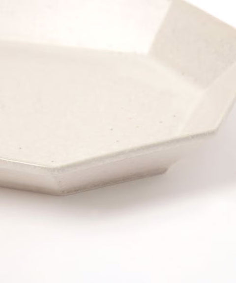 Mino Ware Octagon Oval Plate Large