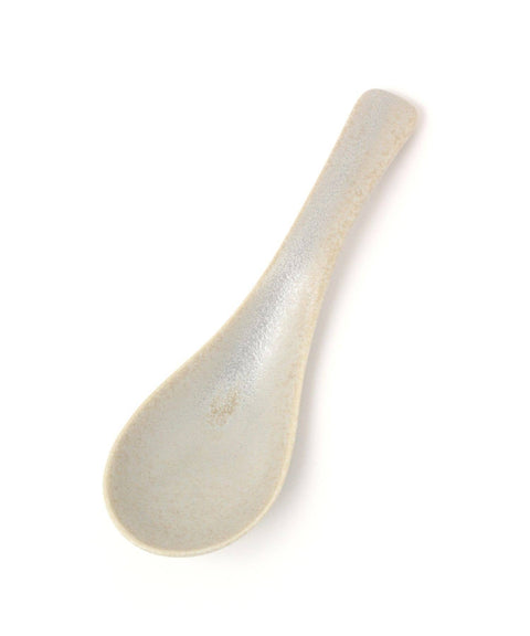 Japanese Ceramic Soup Spoon
