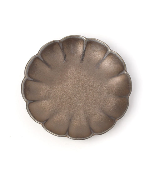 Mino Ware Mini Plate Chrysanthemum