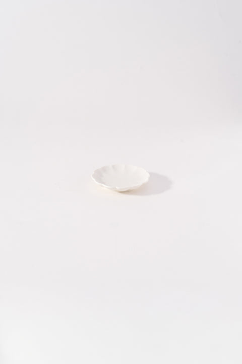 Mino Ware Mini Plate Chrysanthemum