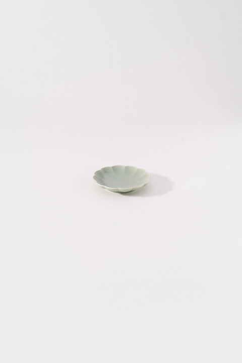 Mino Ware Mini Plate Chrysanthemum