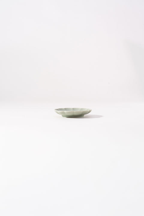 Mino Ware Mini Plate Chrysanthemum