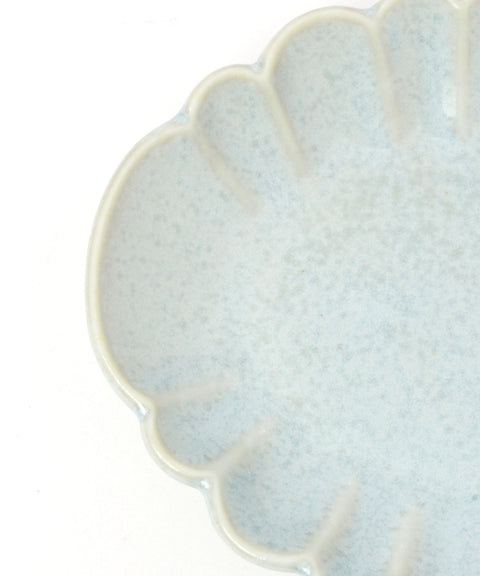 Mino Ware Mini Oval Chrysanthemum