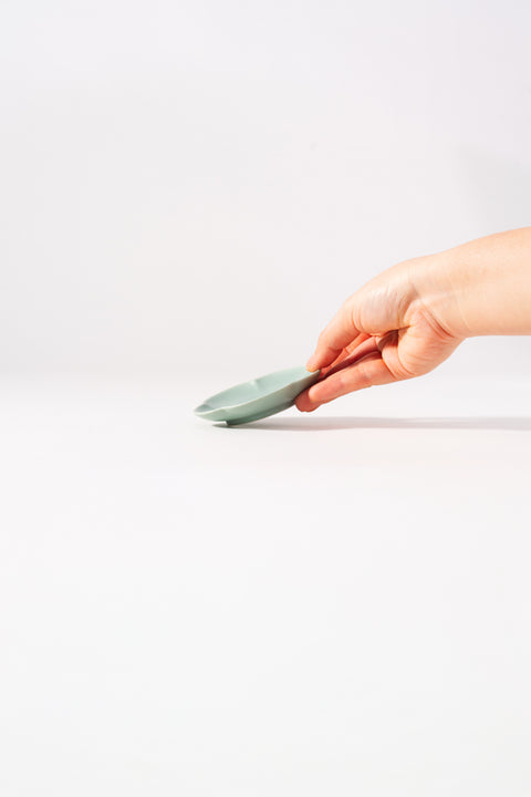 Mino Ware Mini Dish Ume Blossom