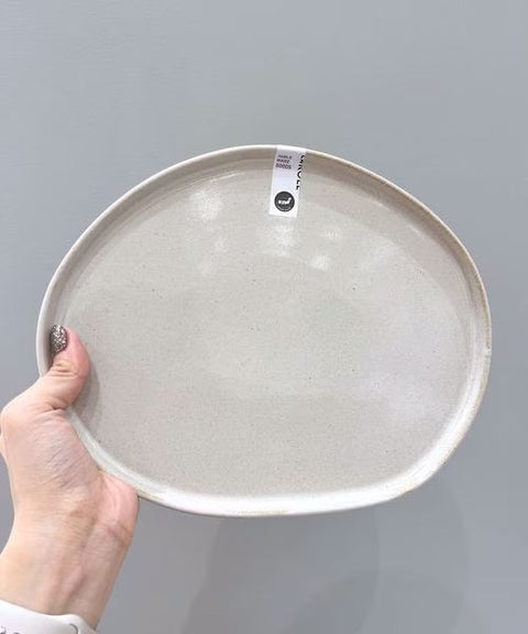 Mino Ware Stackable Distorted Plate Medium