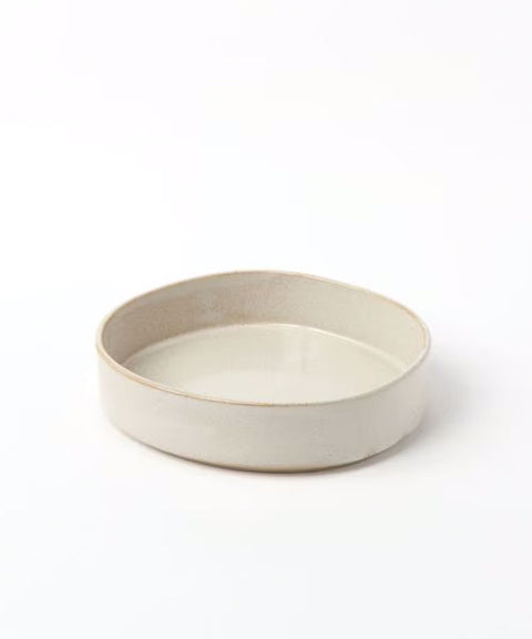 Mino Ware Stackable Distorted Deep Plate Small