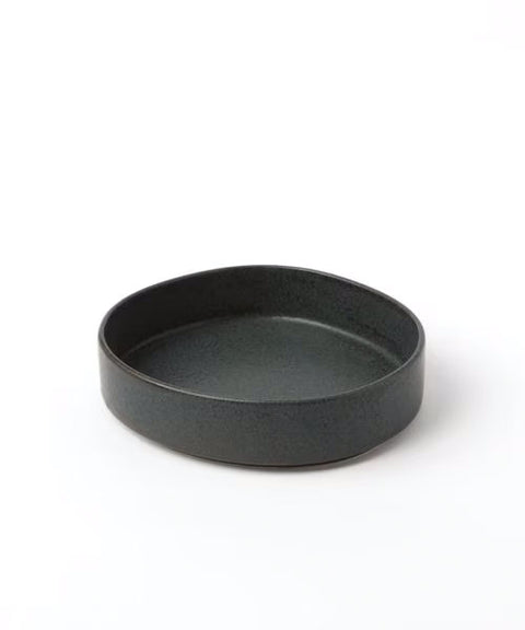 Mino Ware Stackable Distorted Deep Plate Small