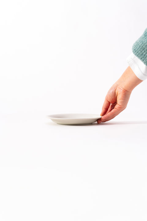 Rim White Line Plate Small