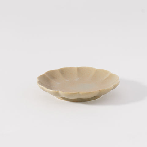 Mino Ware Mini Plate Chrysanthemum