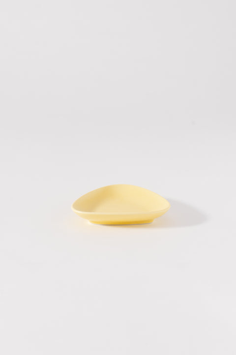 Mino Ware "Obanzai" Mini Plate Yellow