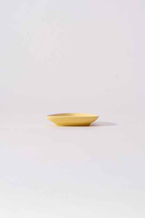 Mino Ware "Obanzai" Mini Plate Yellow