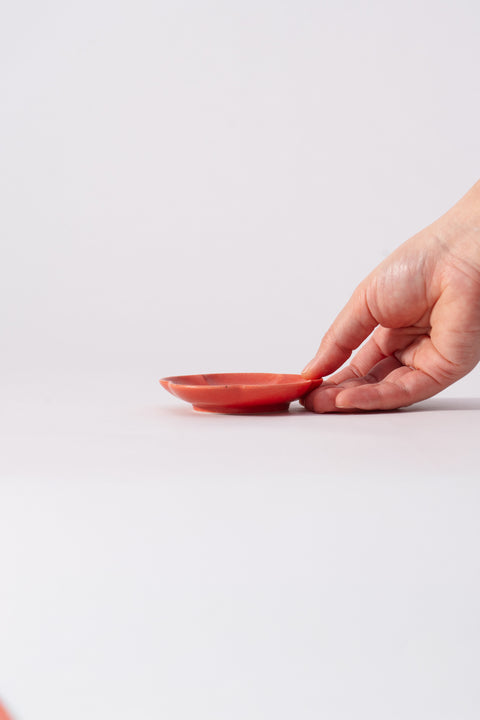 Mino Ware Mini Dish Ume Blossom