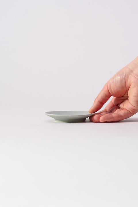 Mino Ware "Obanzai" Mini Plate Moon