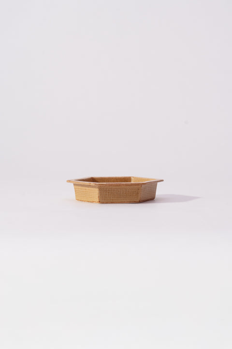 Kayame Pattern Hexagon Plate Small