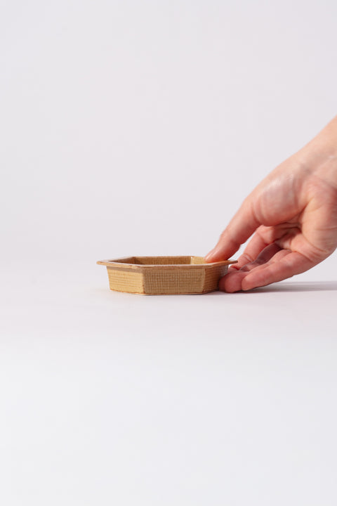 Kayame Pattern Hexagon Plate Small