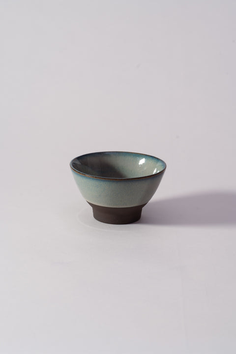 Mino Ware Black Soil Classic Rice Bowl