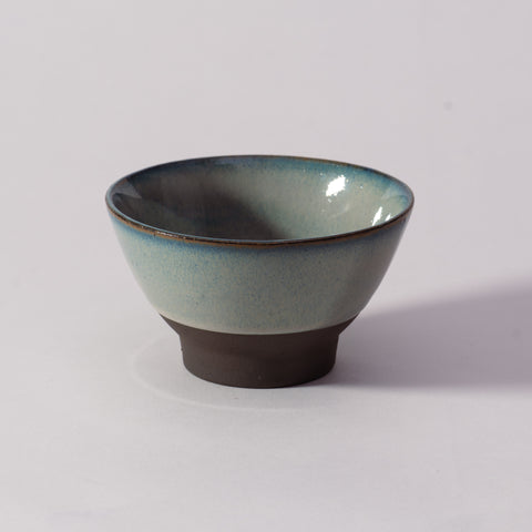 Mino Ware Black Soil Classic Rice Bowl