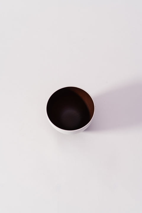 Smoky-Resin Soup Bowls Smoky White