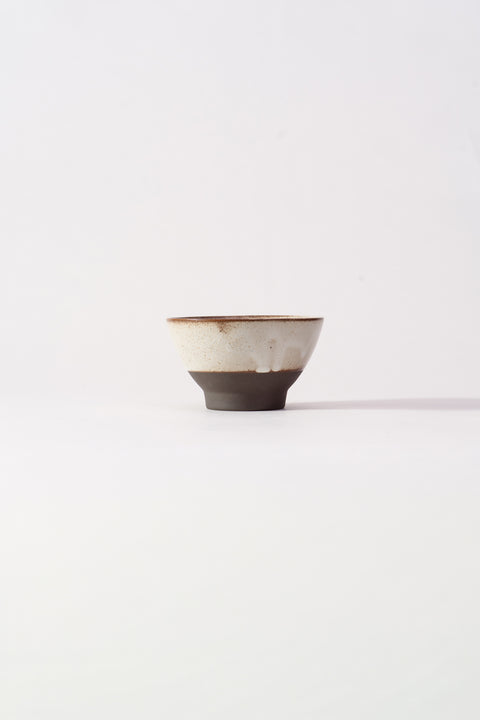 Mino Ware Black Soil Classic Rice Bowl