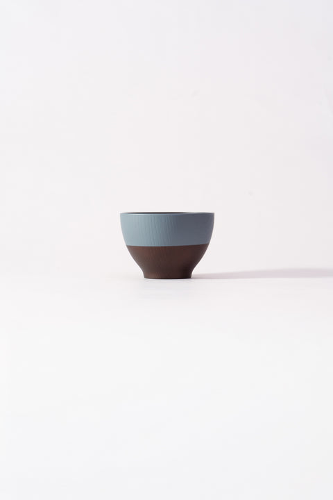 Smoky-Resin Soup Bowls Smoky Blue