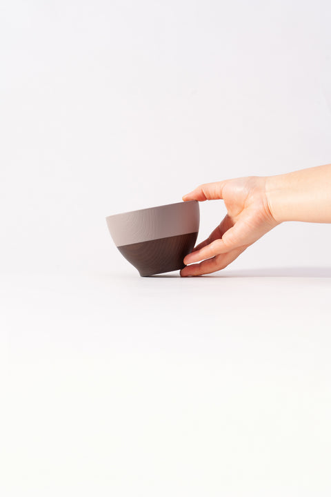 Smoky-Resin Soup Bowls Smoky Red