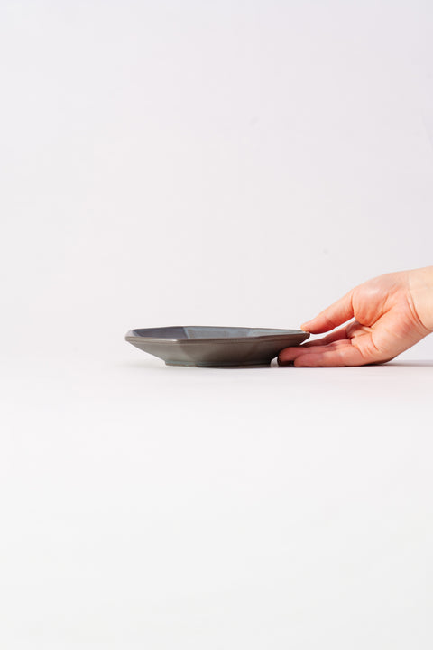 Mino Ware Octagon Plate Small