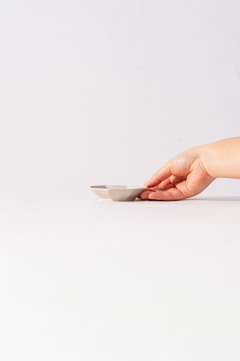 Mino Ware Octagon Plate Extra Small