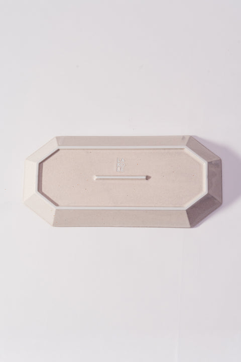 Mino Ware Octagon Oval Plate Large