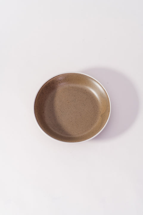 Rim White Line Curry & Pasta Plate