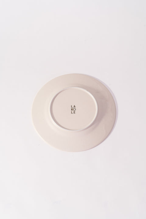 Mino Ware Matte Colored Rim Serving Plate Medium