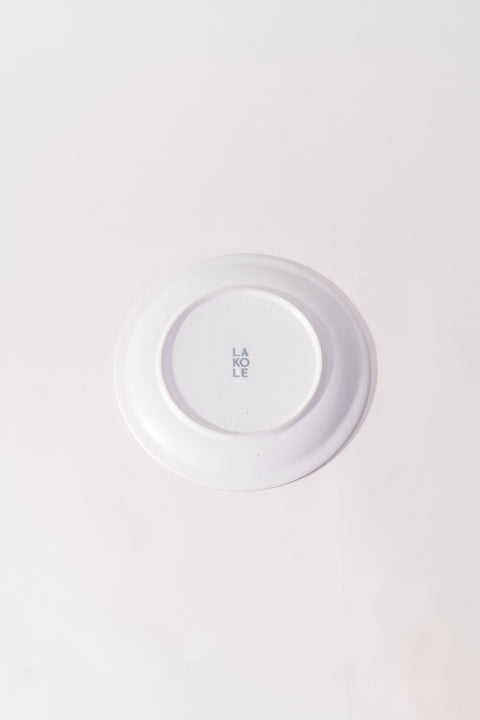 Mino Ware Colored Rim Plate Medium