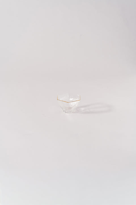 Gold Line Glass Bowl Small B