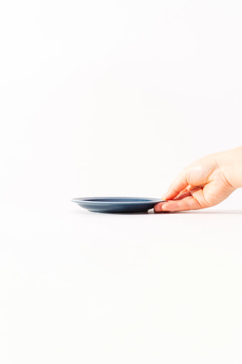 Mino Ware Colored Rim Plate Small