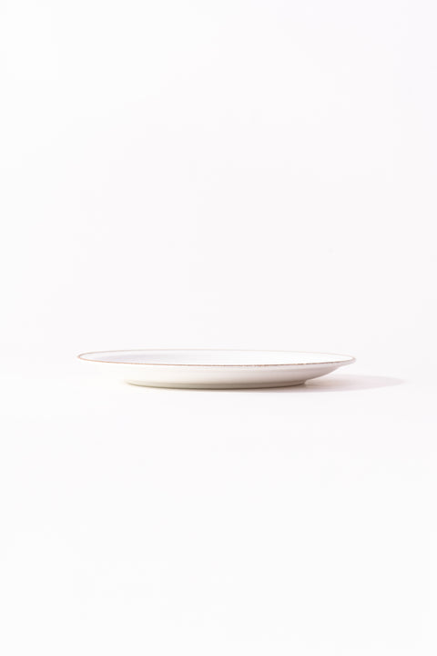 Mino Ware Colored Rim Plate Medium