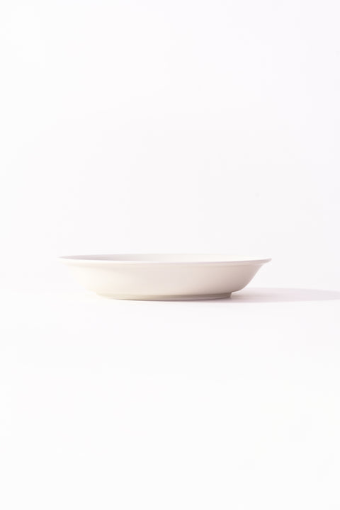 Rim White Line Curry & Pasta Plate