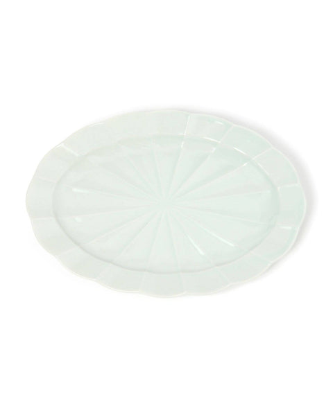 Flower Oval Plate Medium