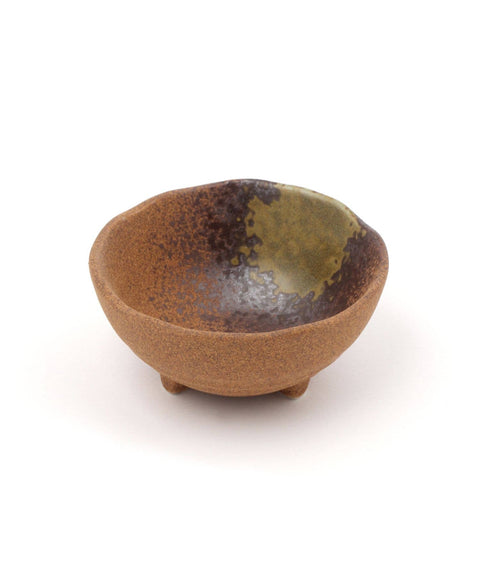 Mino Ware 3 Footed Mini Bowl