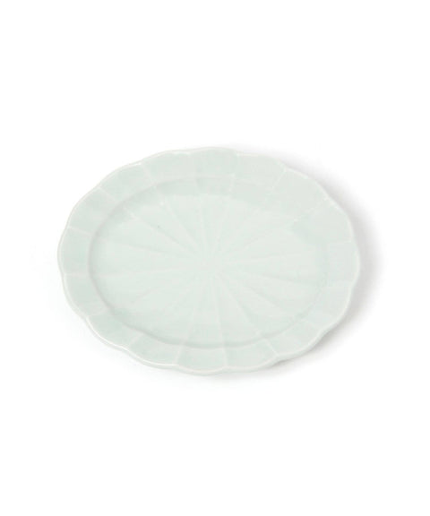 Flower Oval Plate Small