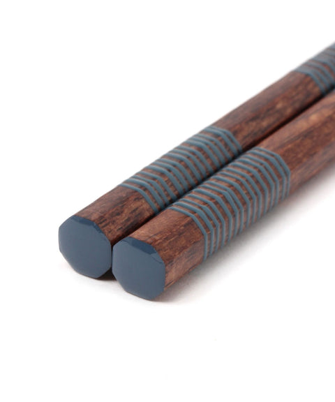 Octagon Striped Wood Chopsticks